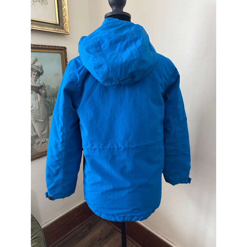 Lands End Womens Blue Hooded Jacket Utility Outdoor Coat Size Small - Picture 3 of 11